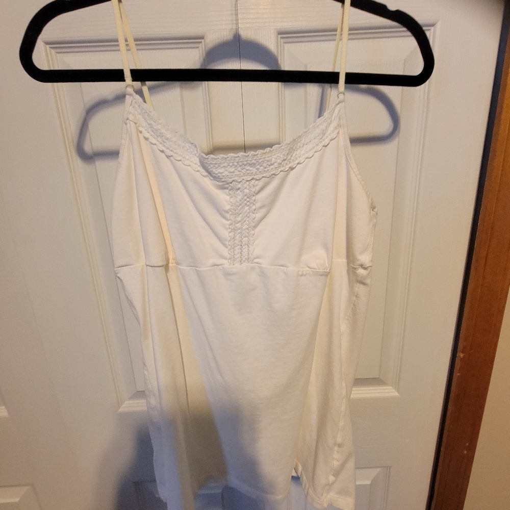 EUC American Eagle Cream Colored Spaghetti Strap Tank Top